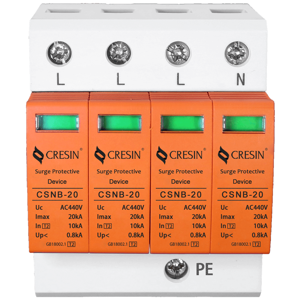 常用交流配電系統(tǒng)(AC230/400V)CSNB-20浪涌保護器