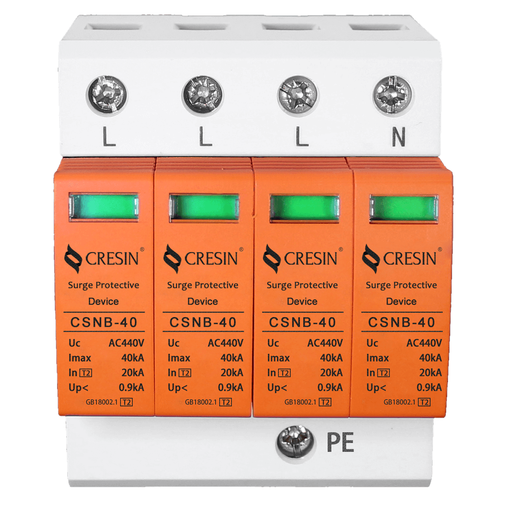 常用交流配電系統(tǒng)(AC230/400V)CSNB-40浪涌保護器