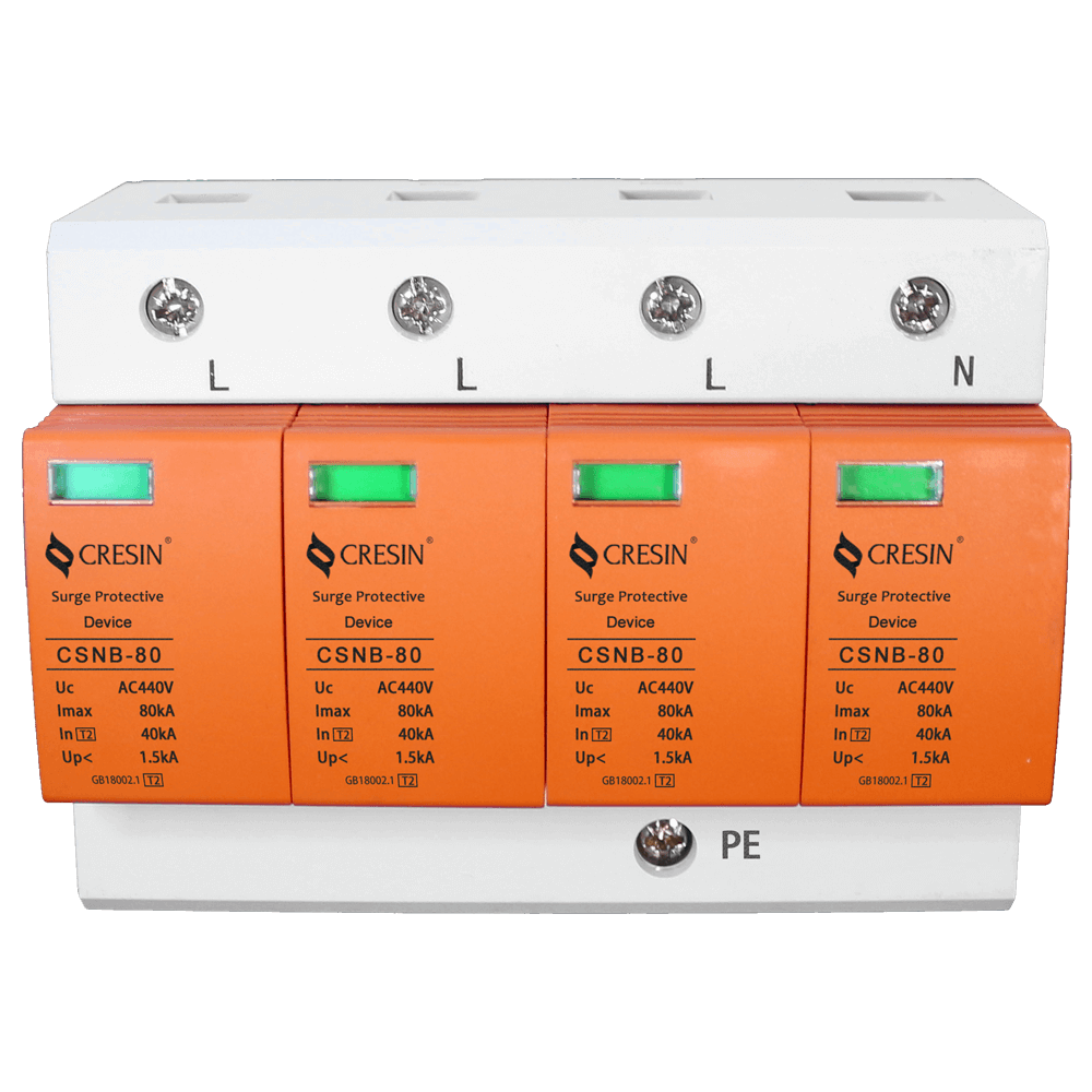 常用交流配電系統(tǒng)(AC230/400V)CSNB-80浪涌保護器
