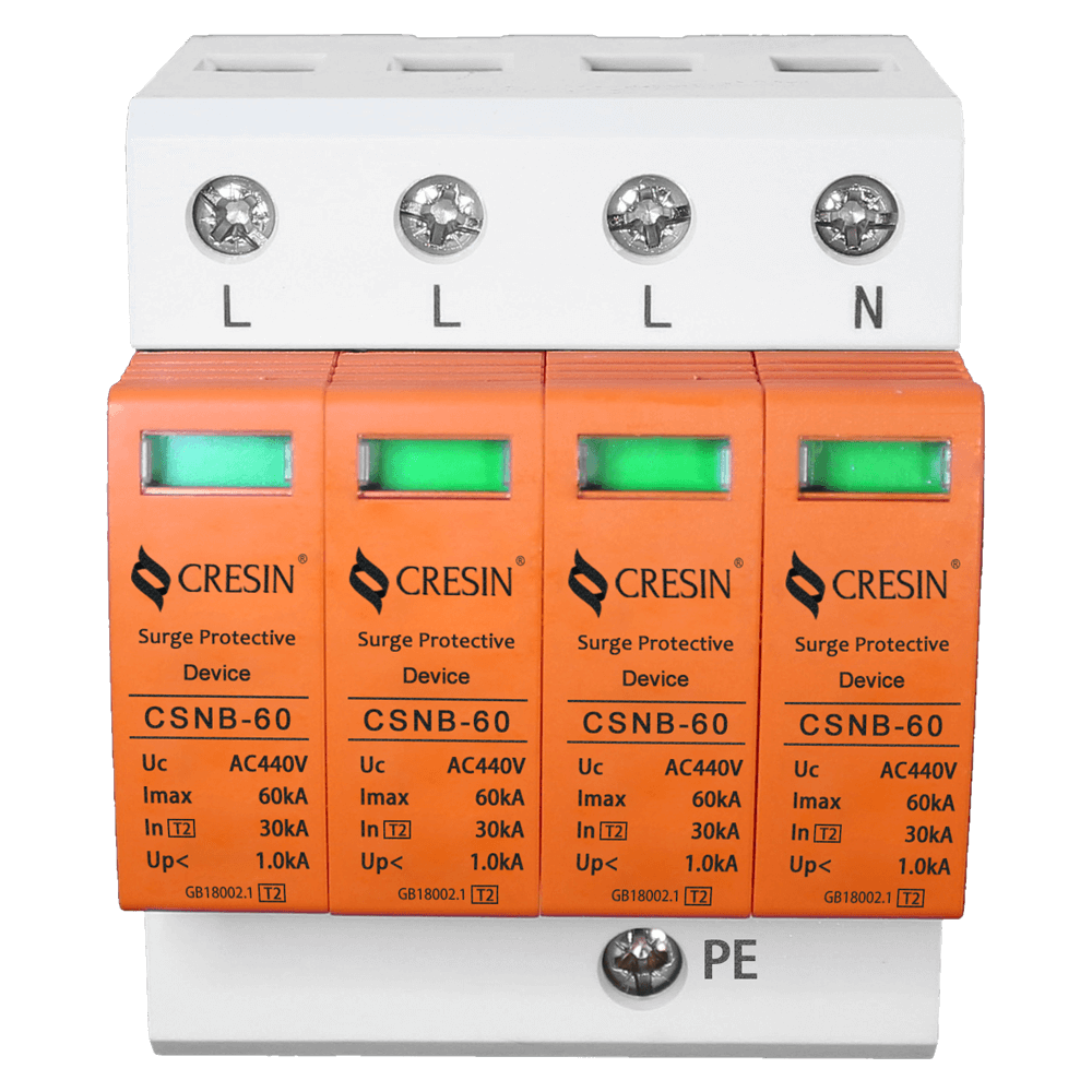 常用交流配電系統(tǒng)(AC230/400V)CSNB-60浪涌保護器
